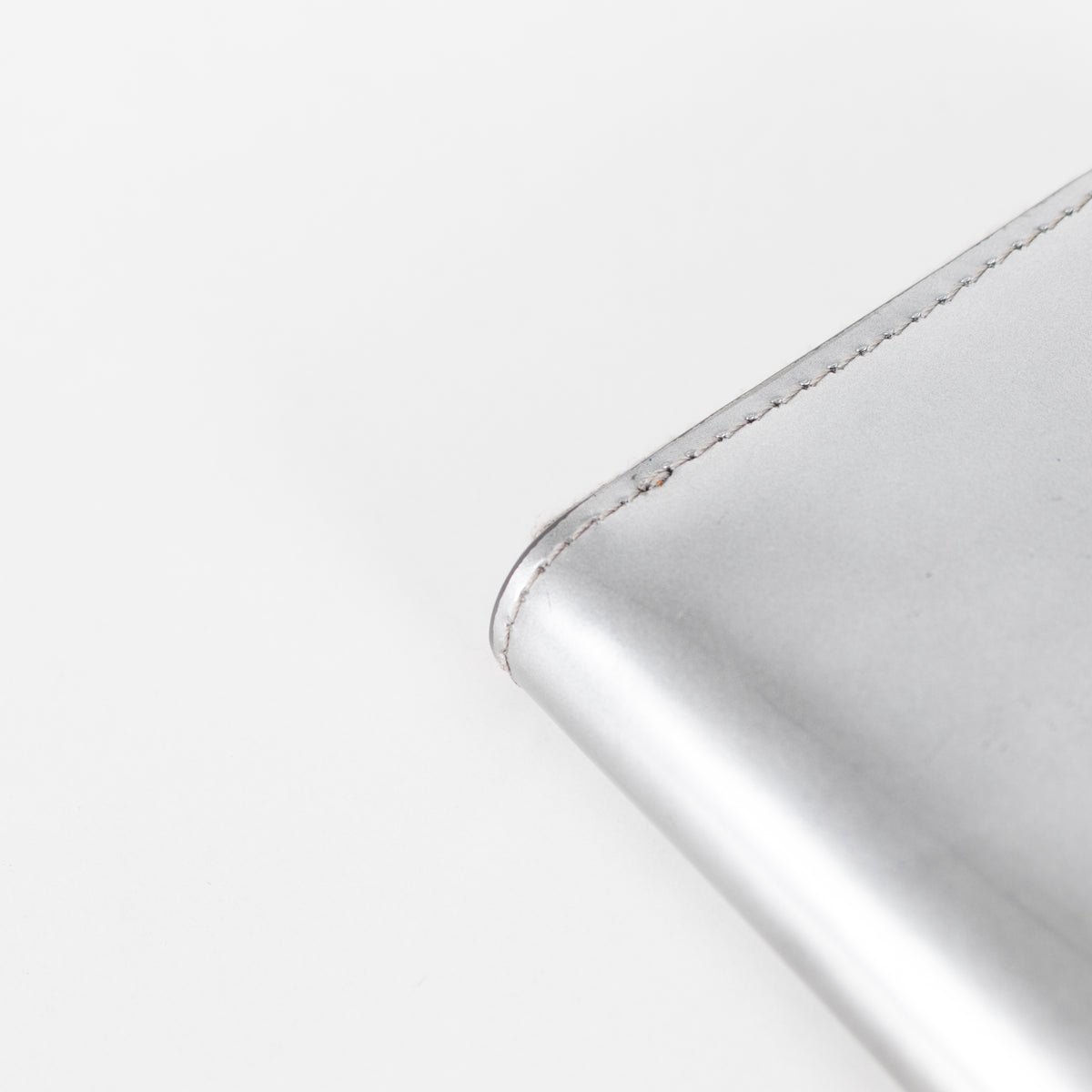 Tod's Silver Patent Leather Small Wallet
