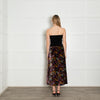 Ridley Purple Multi Floral Velvet Skirt