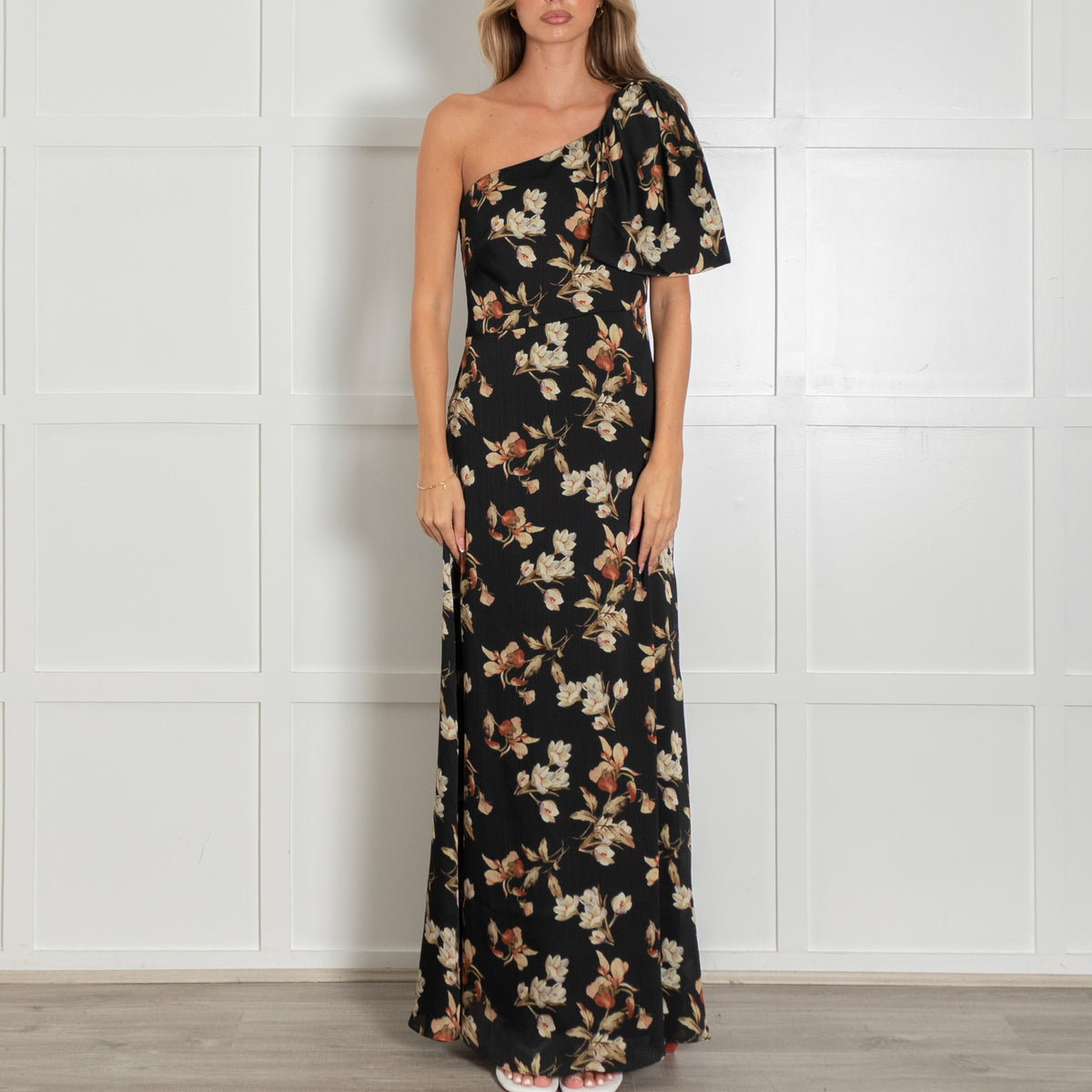 Sachin & Babi Chelsea One Shoulder Floral Maxi Dress