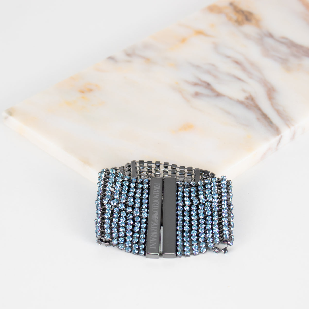 Emporio Armani Blue Crystal Bracelet