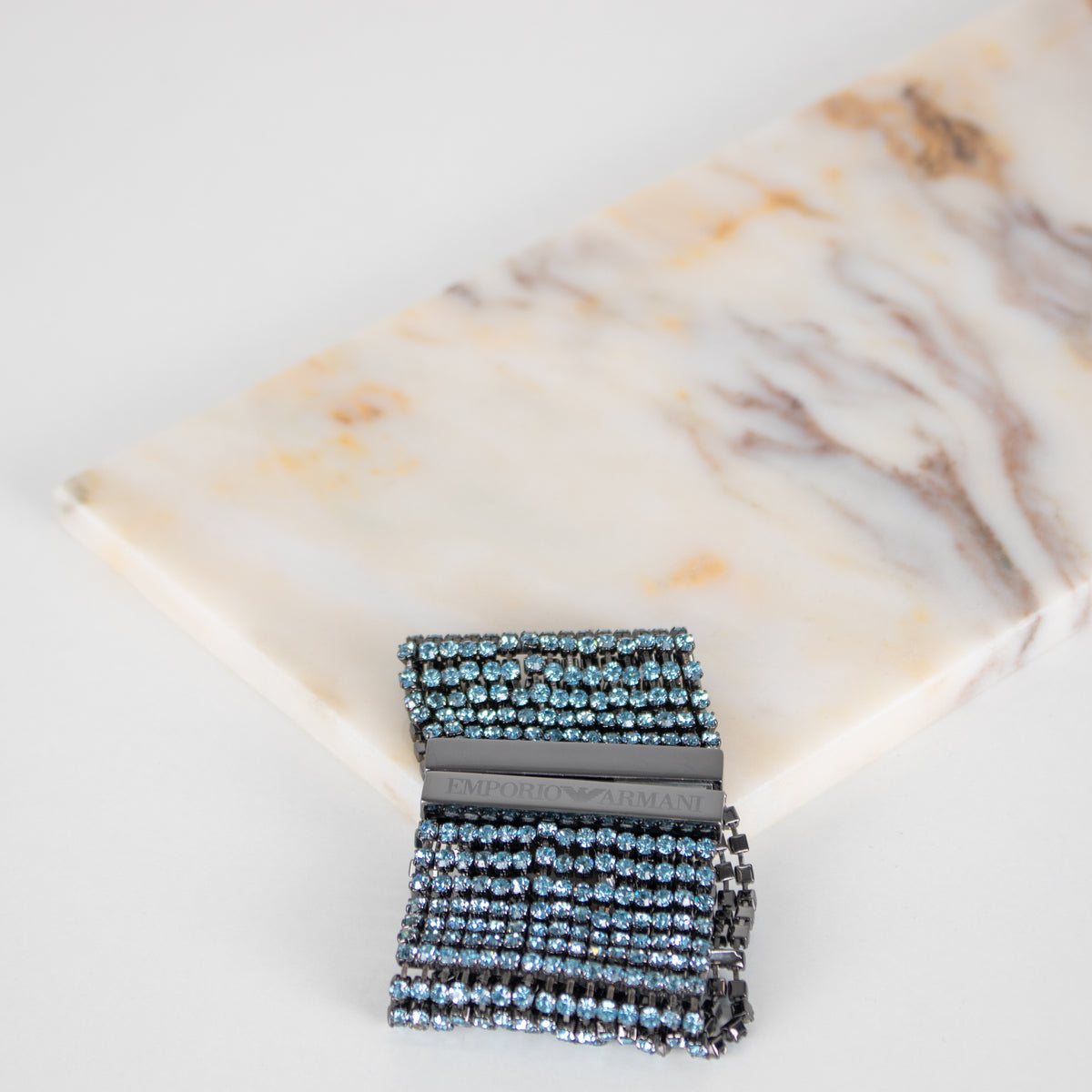 Emporio Armani Blue Crystal Bracelet