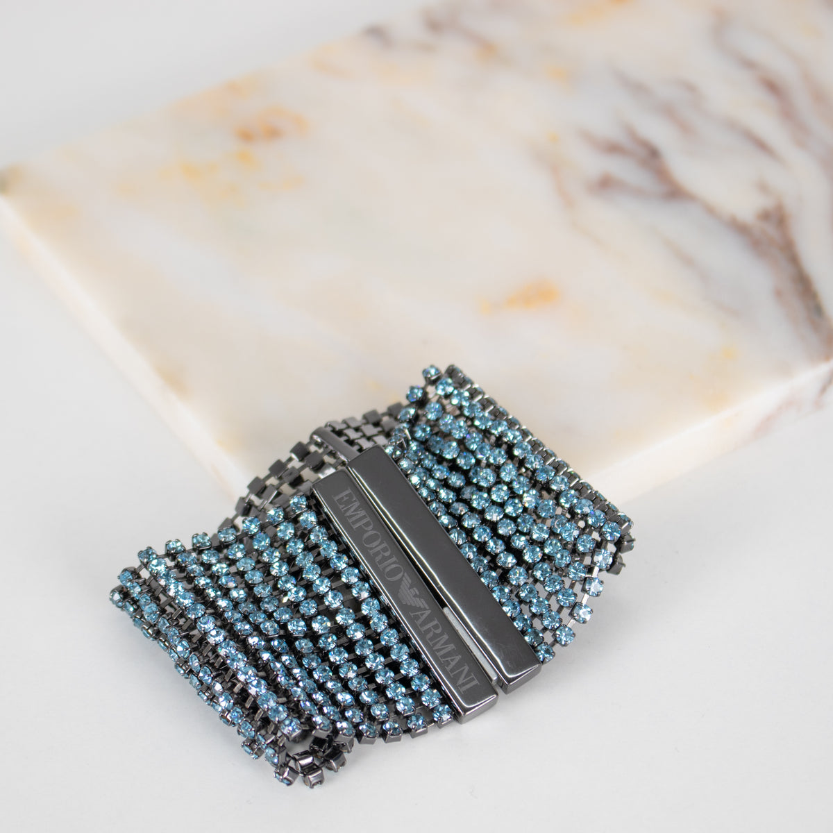 Emporio Armani Blue Crystal Bracelet