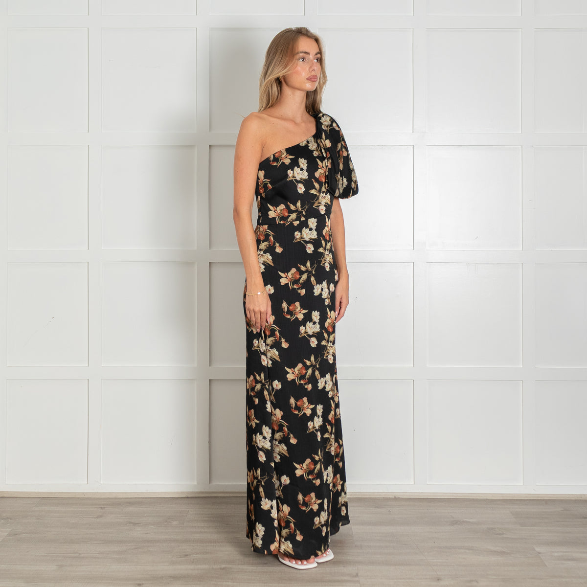 Sachin & Babi Chelsea One Shoulder Floral Maxi Dress