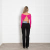 Jacquemus Pink Fine Knit Crop Cardigan