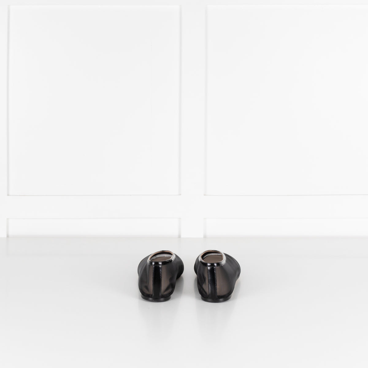 Le Monde Beryl Luna Black Mesh Ballet Flats