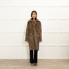 Dom Goor Leopard Print Reversible Shearling Coat