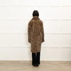 Dom Goor Leopard Print Reversible Shearling Coat
