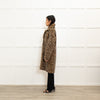 Dom Goor Leopard Print Reversible Shearling Coat
