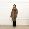 Dom Goor Leopard Print Reversible Shearling Coat