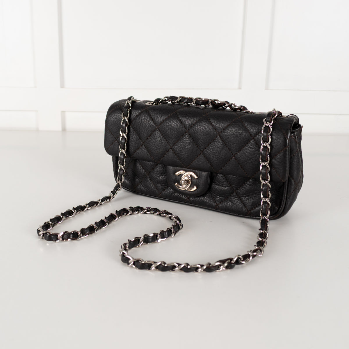 Chanel Black East West Flap Bag