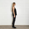 Chloe Black Silk Vest Top