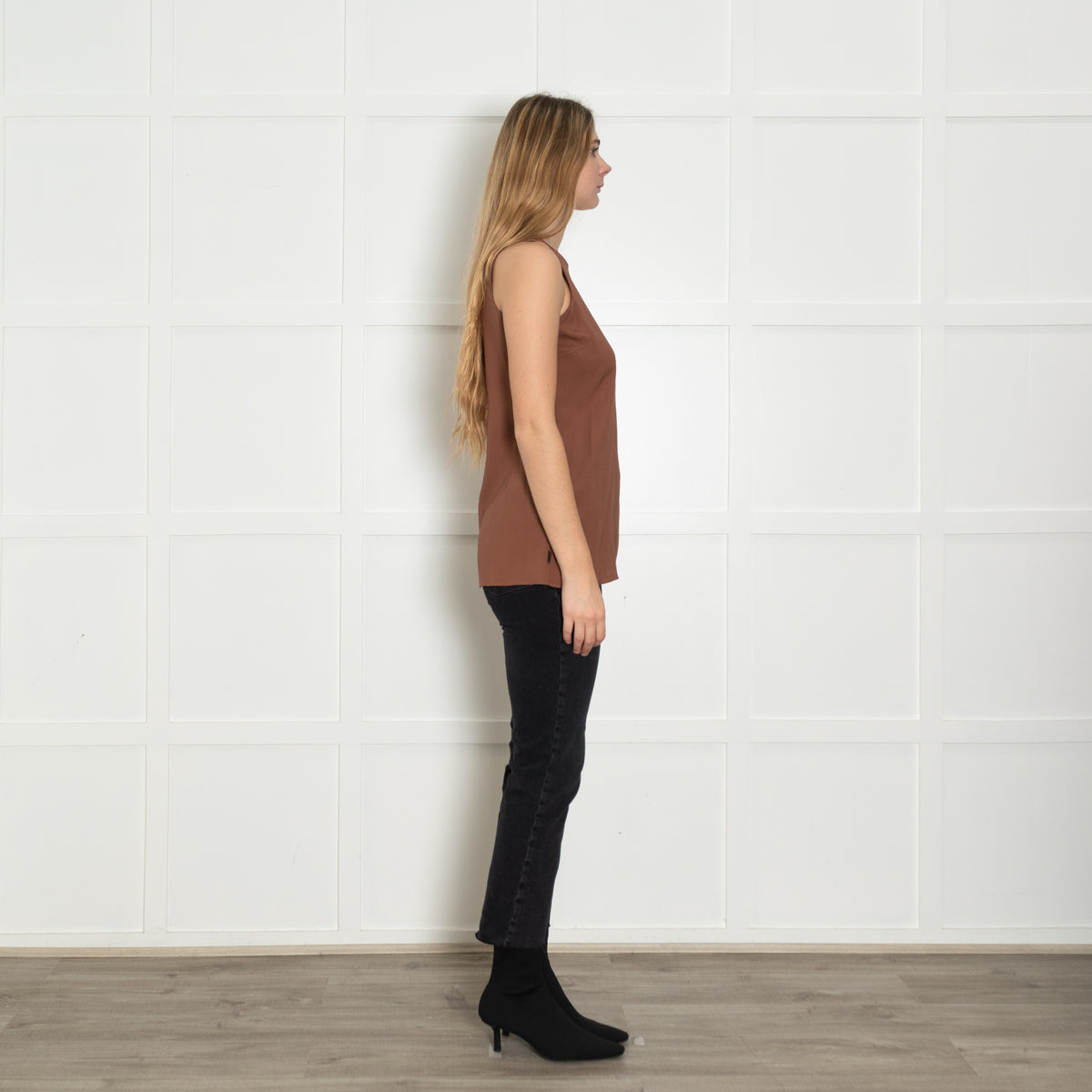 Brunello Cuccinelli Brown Silk Vest