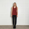 Brunello Cucinelli Red Silk Vest