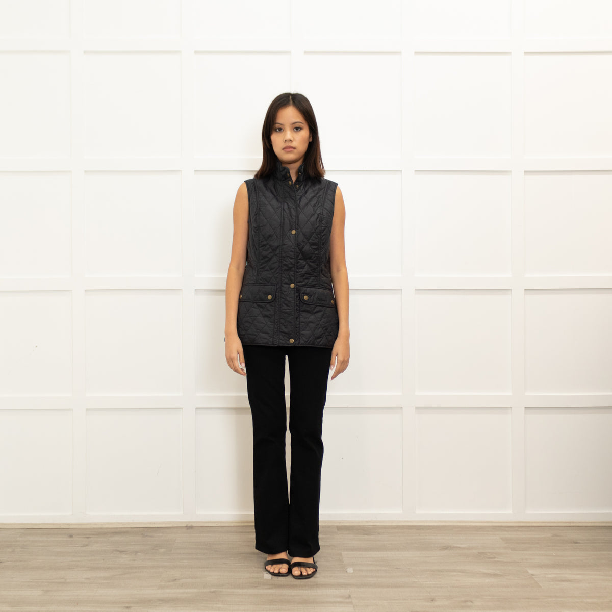 Barbour Navy Blue Quilted Gilet