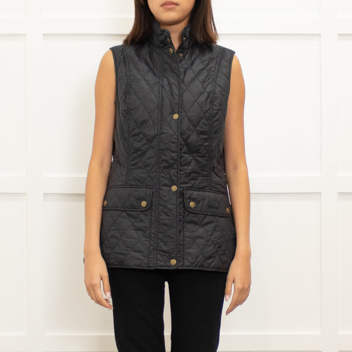 Barbour Navy Blue Quilted Gilet