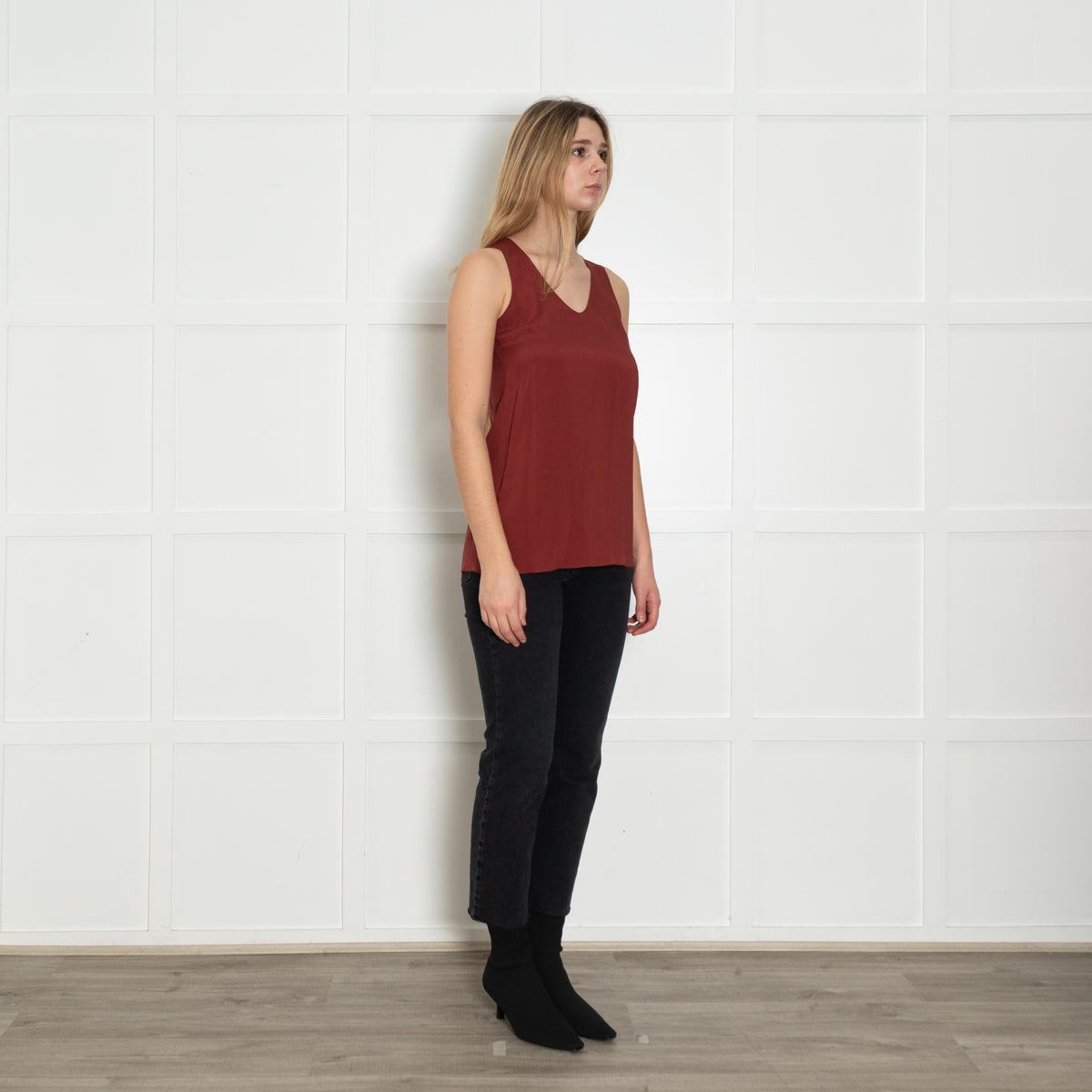 Brunello Cucinelli Red Silk Vest