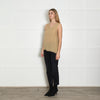 Chloe Mustard Silk Vest Top