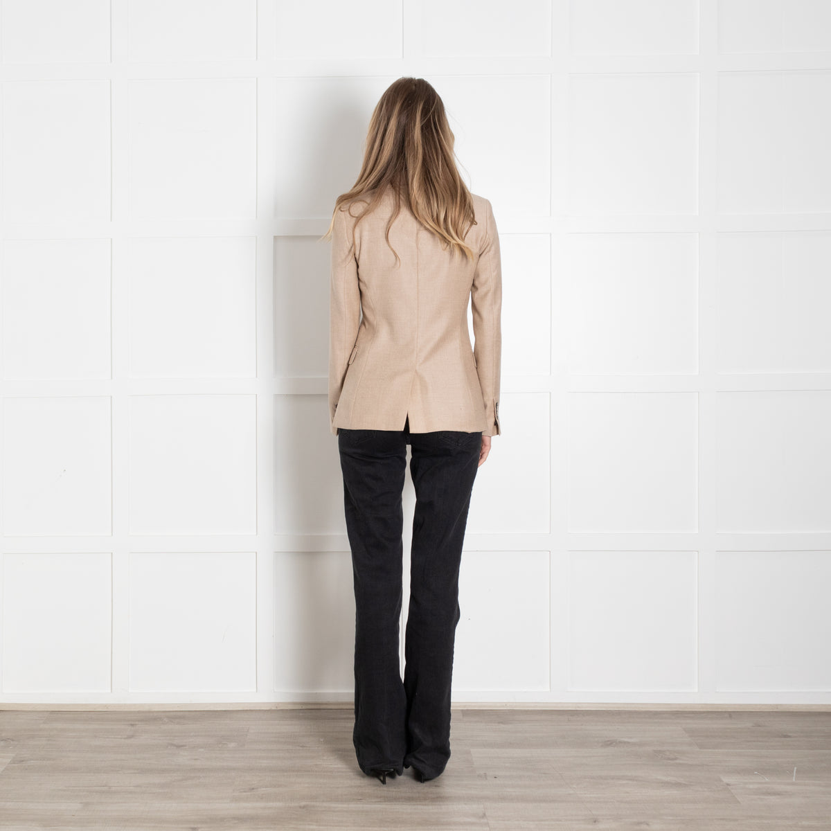 Theory Oatmeal Single Breasted Blazer