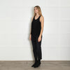 Chloe Black Pocket Front Silk Vest Top