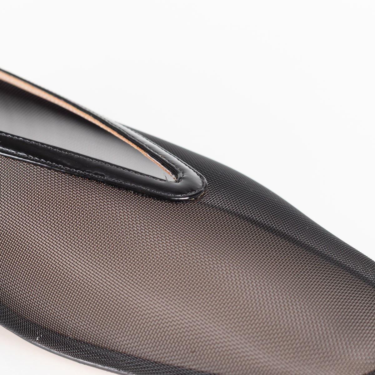 Le Monde Beryl Luna Black Mesh Ballet Flats