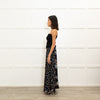 Me + Em Black Grey Brown Floral Maxi Skirt