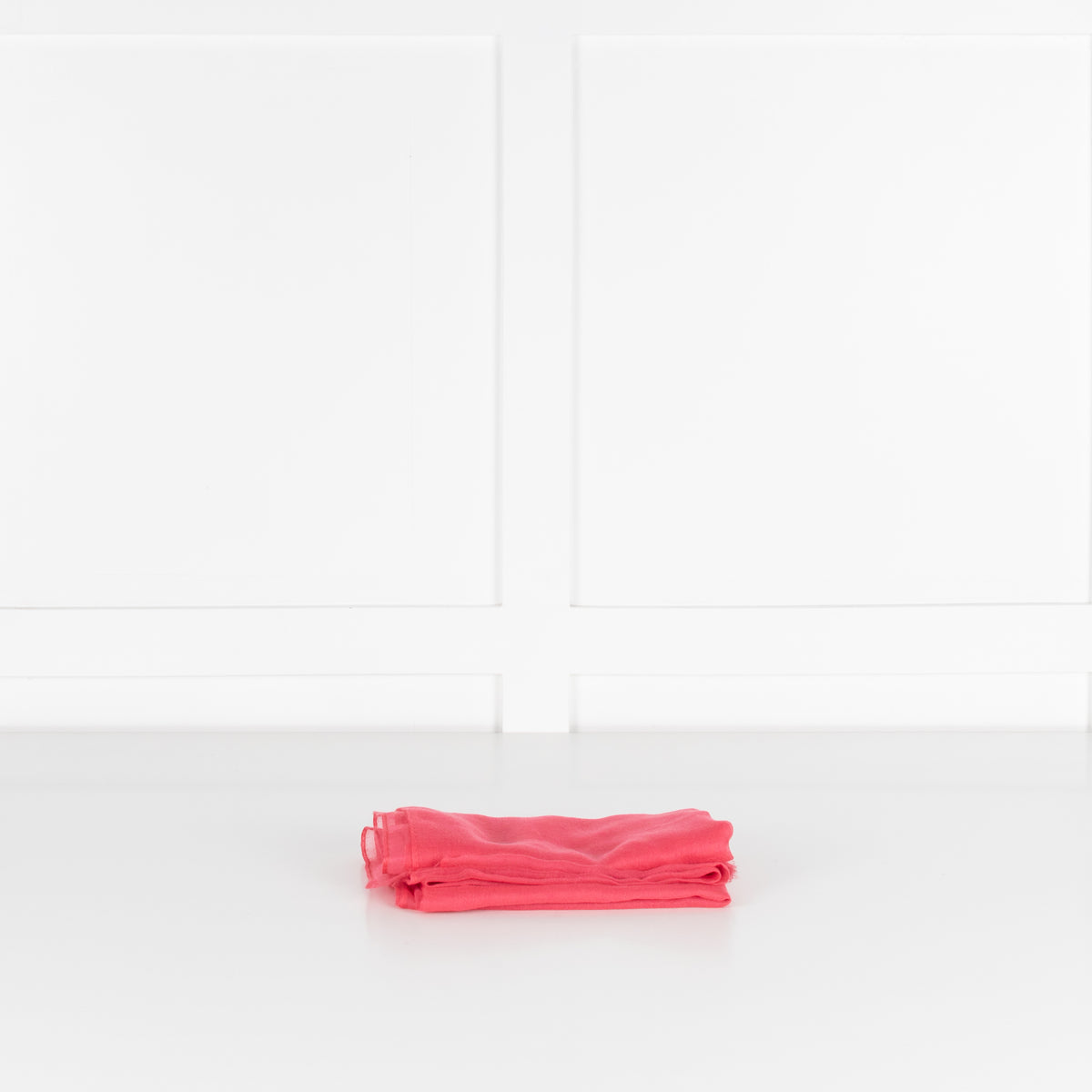 NO Brand Pink Silk Long Scarf