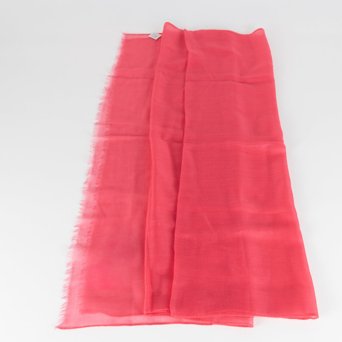 NO Brand Pink Silk Long Scarf