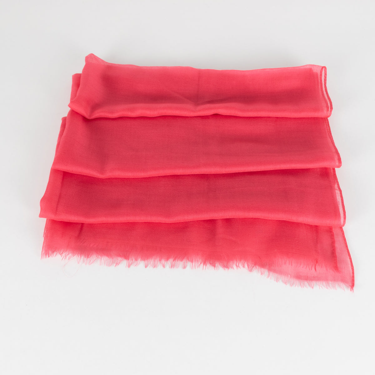 NO Brand Pink Silk Long Scarf