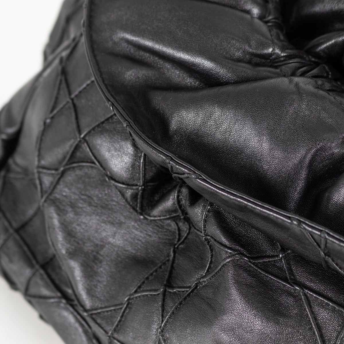 Christian Dior Black Le Trente Cannage Leather Tote Bag