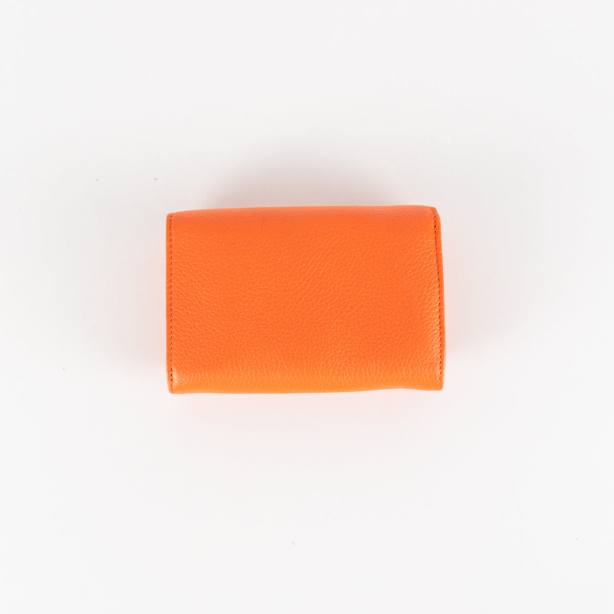 Mulberry Orange Tree Grained Leather Purse