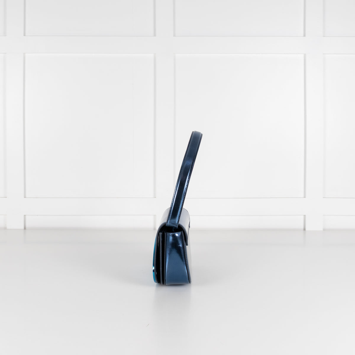 Diesel 1DR Metallic Blue Shoulder Bag