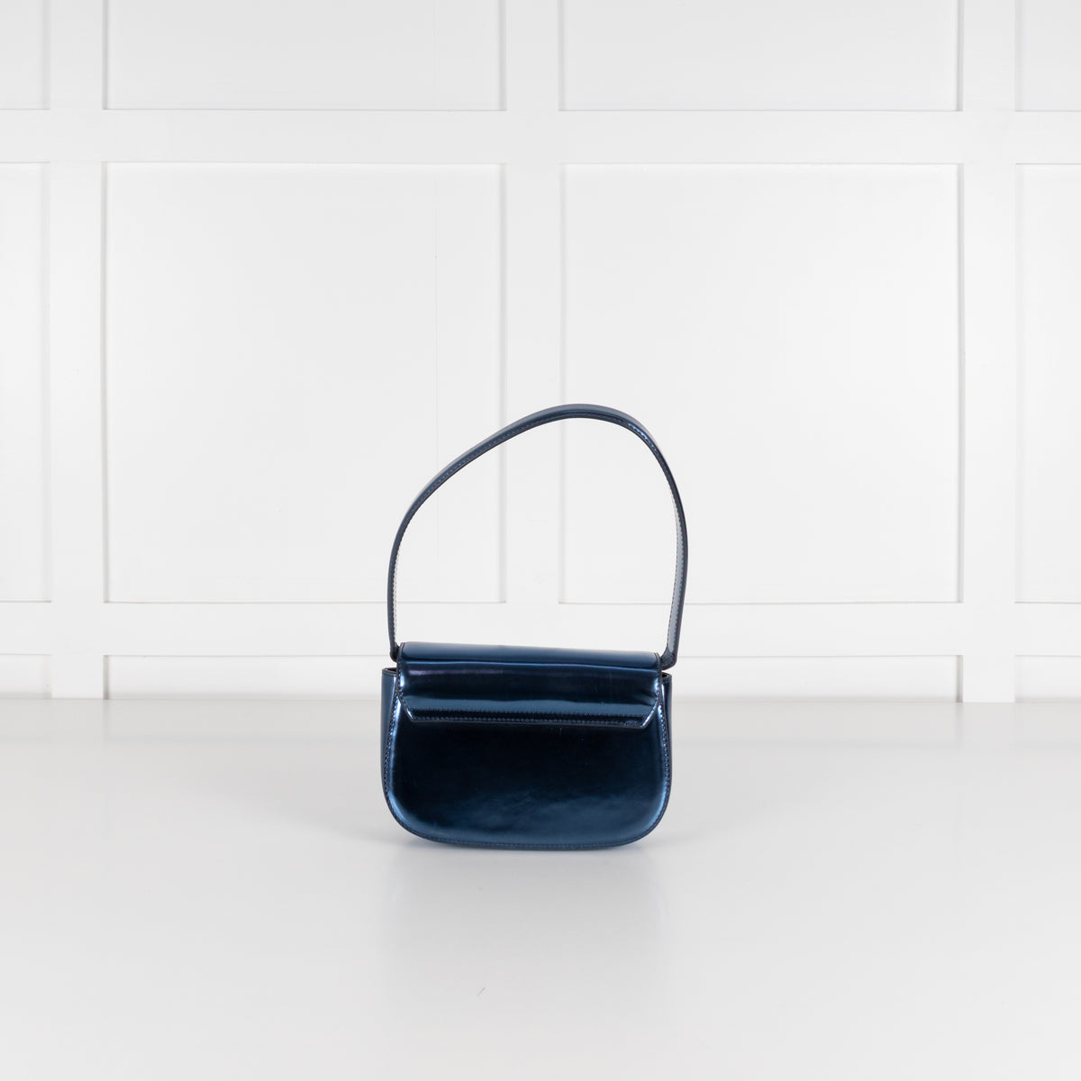 Diesel 1DR Metallic Blue Shoulder Bag