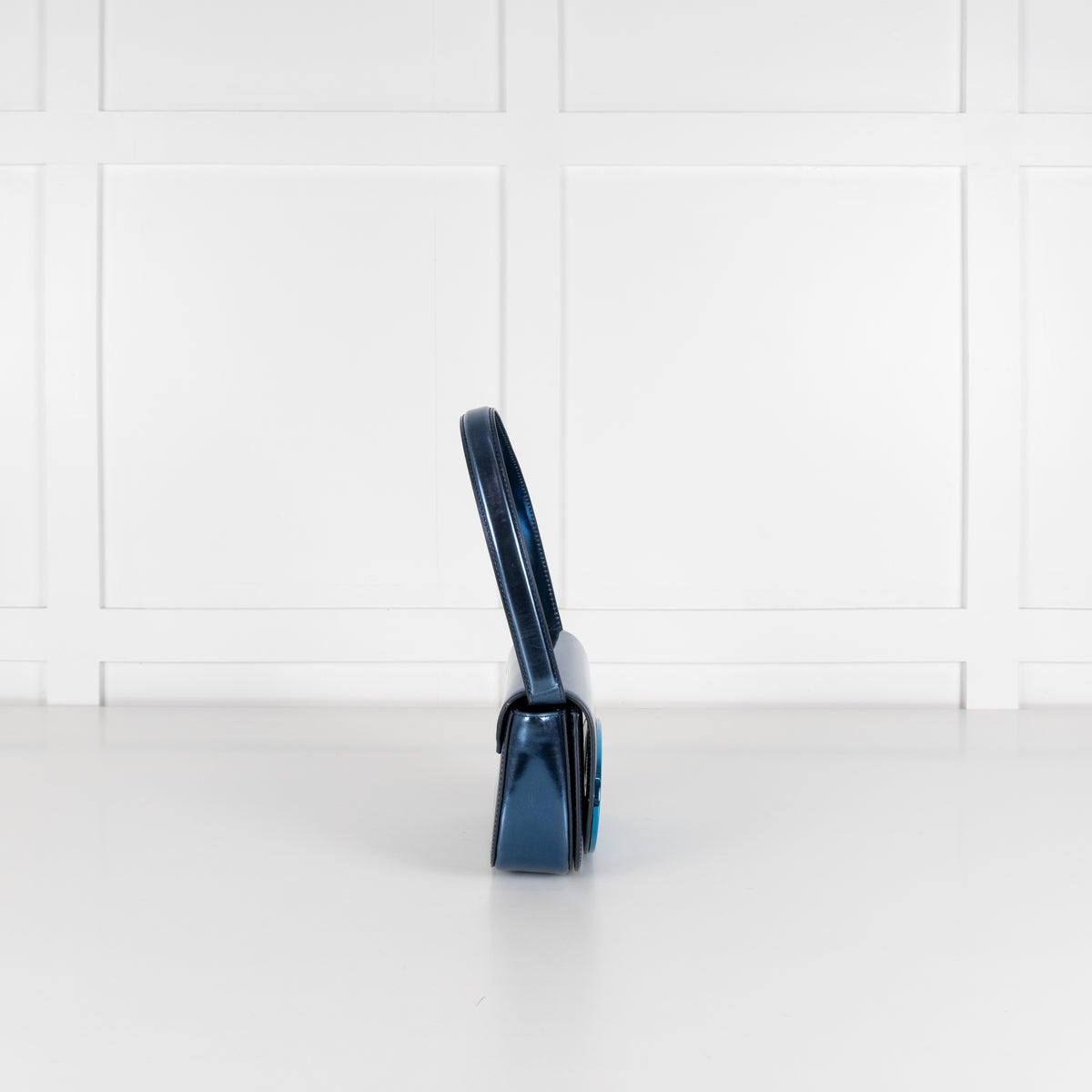 Diesel 1DR Metallic Blue Shoulder Bag
