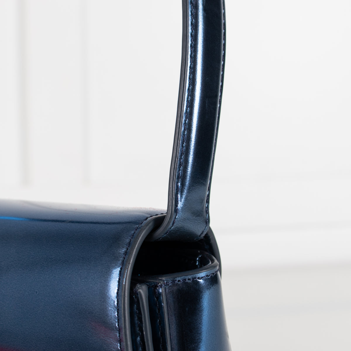 Diesel 1DR Metallic Blue Shoulder Bag