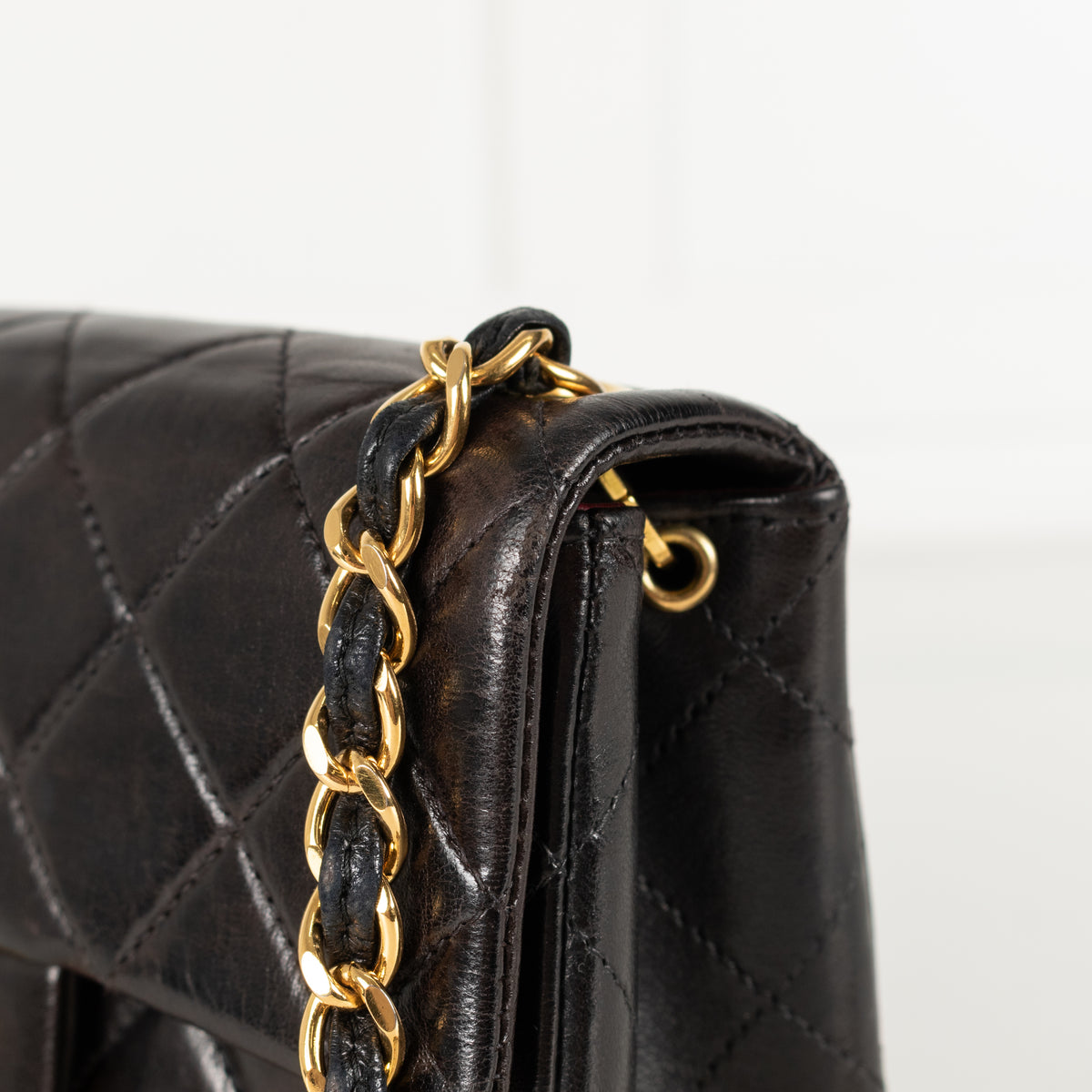 Chanel Vintage Mini Square Quilted Lambskin Flap Bag Series 5