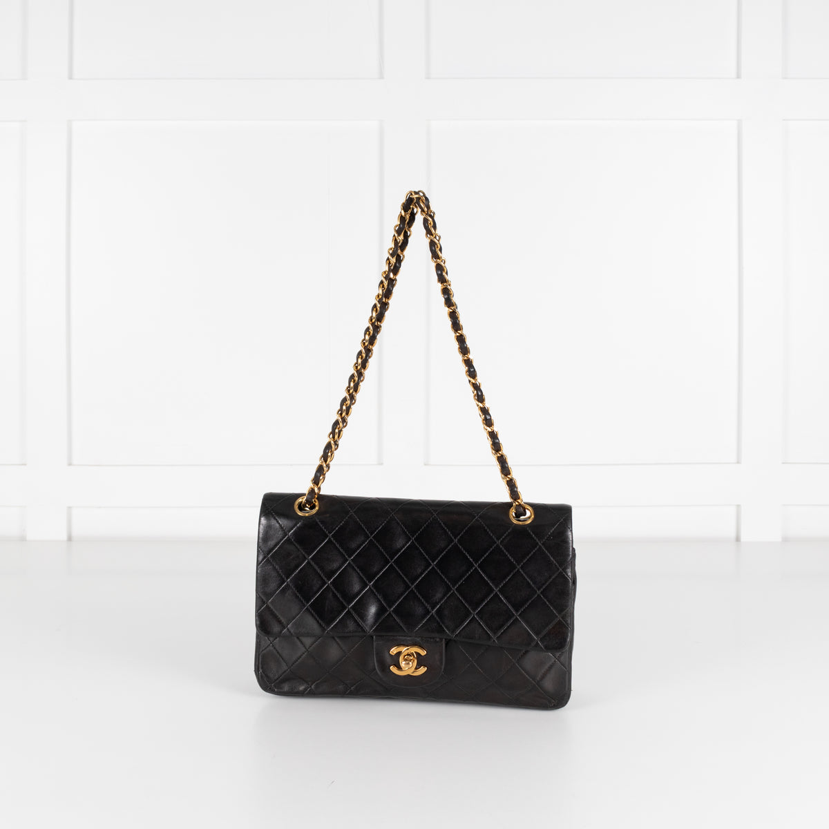 Chanel Lambskin Vintage Double Flap with Gold Hardware Series 2