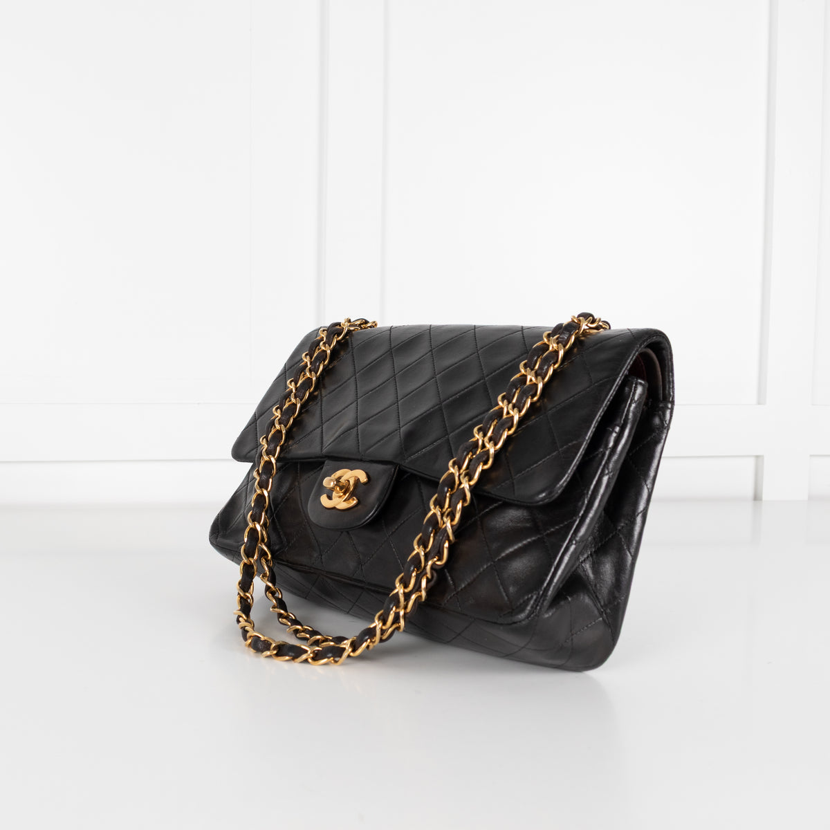Chanel Lambskin Vintage Double Flap with Gold Hardware Series 2