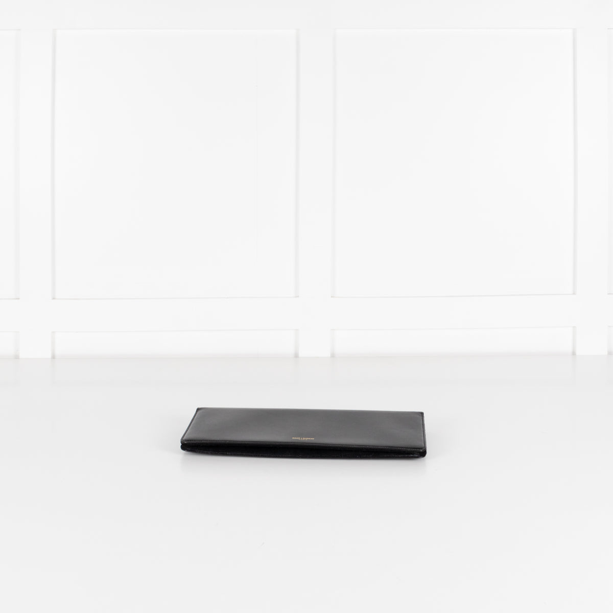 Saint Laurent YSL East West Black Folded Clutch