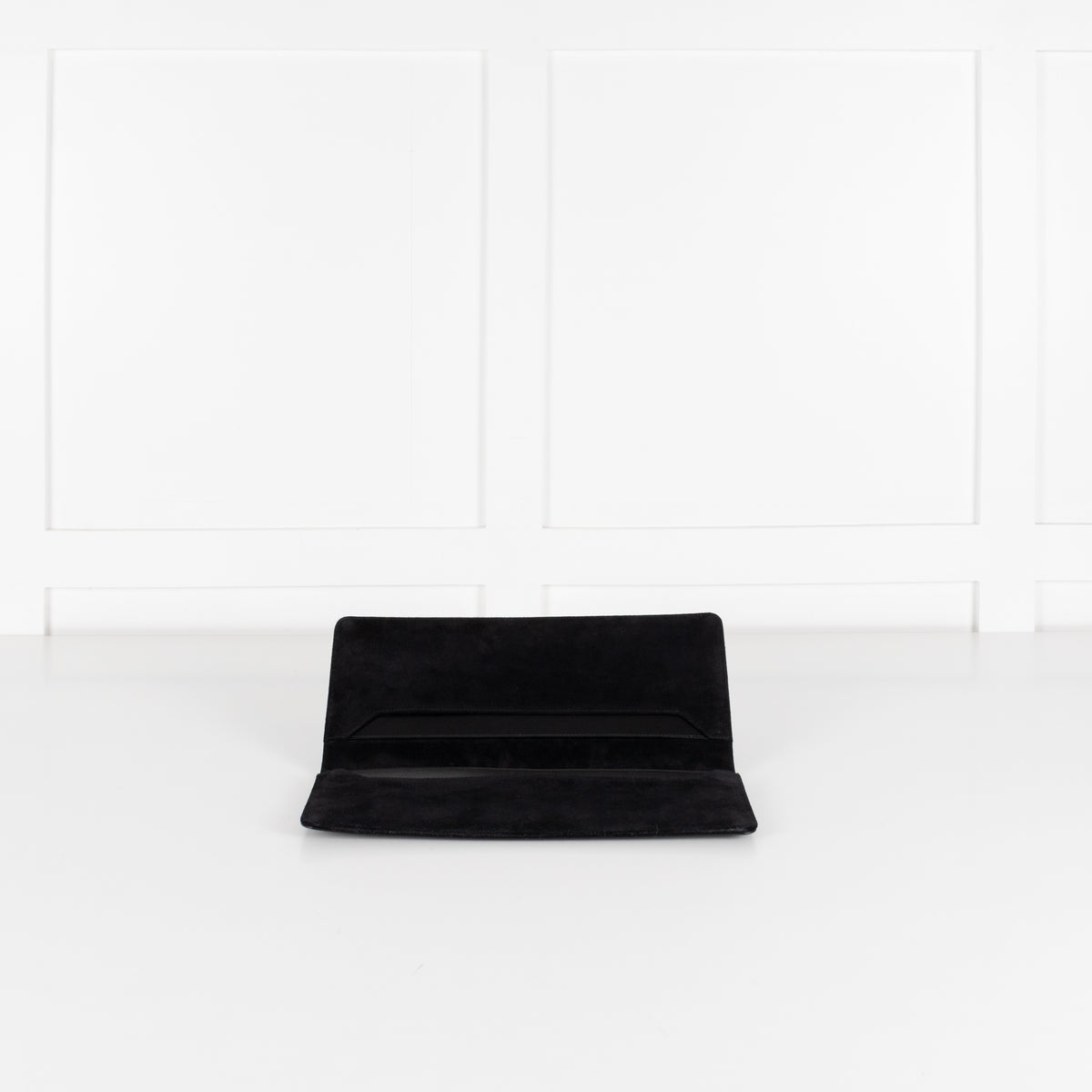 Saint Laurent YSL East West Black Folded Clutch
