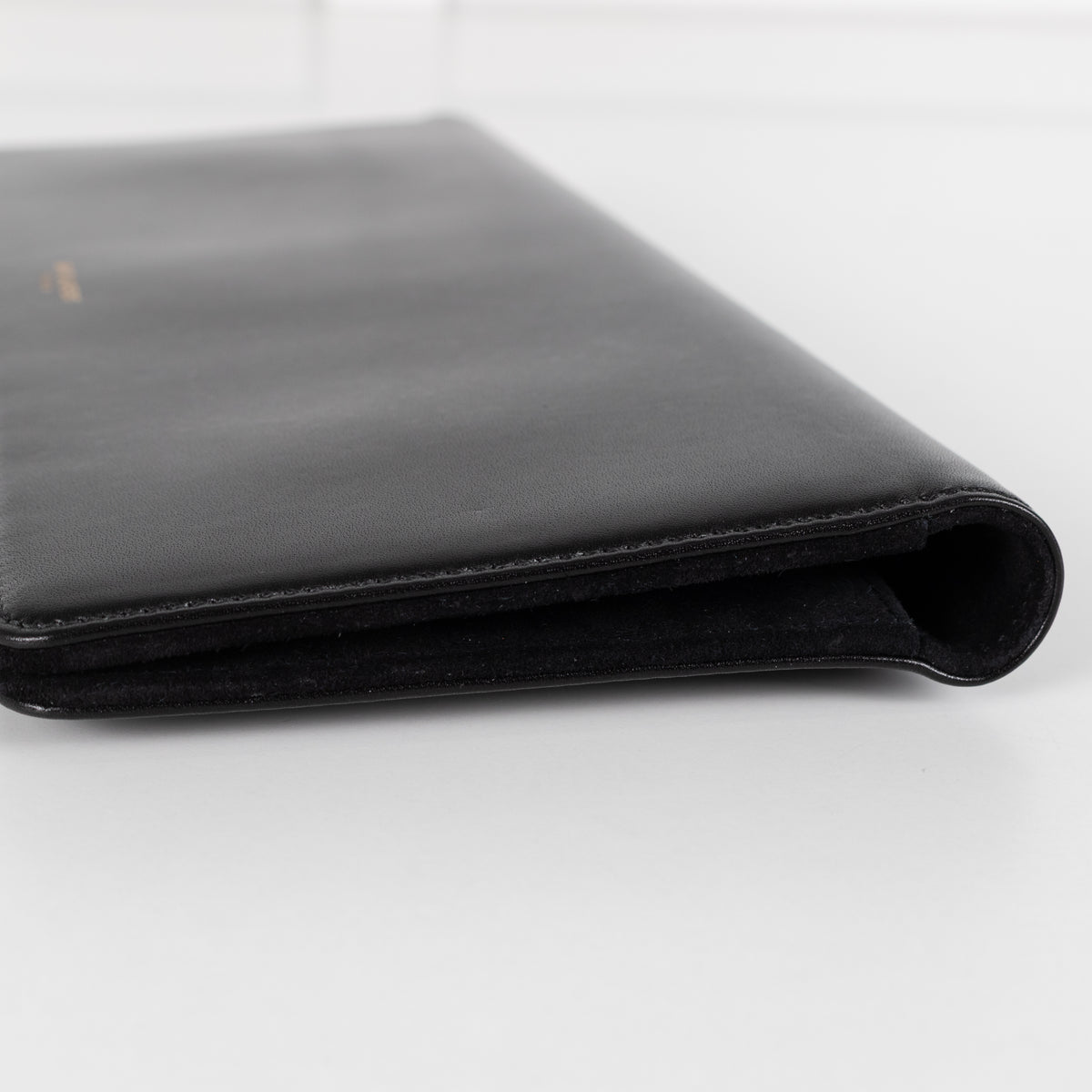 Saint Laurent YSL East West Black Folded Clutch