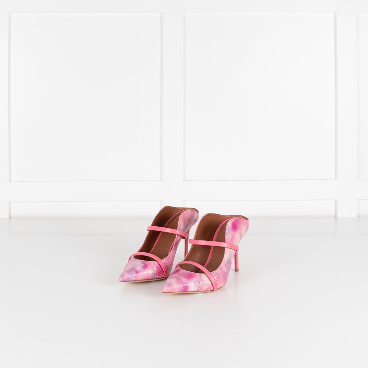 Malone Souliers Pink Tie-Dye Mureen Mules