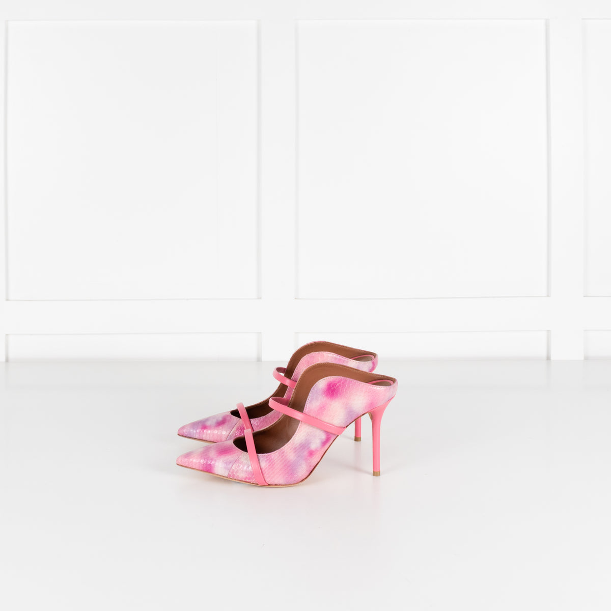 Malone Souliers Pink Tie-Dye Mureen Mules