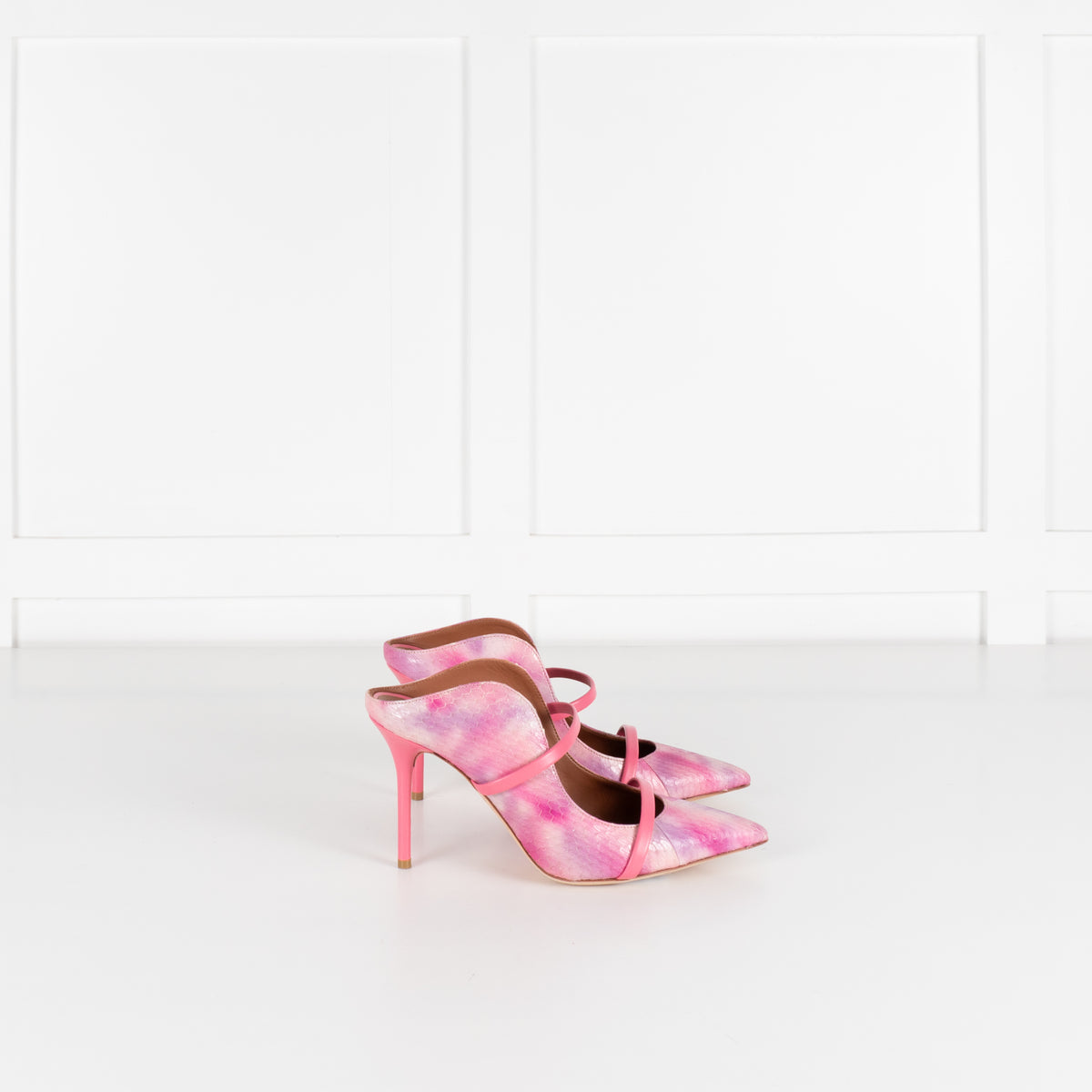 Malone Souliers Pink Tie-Dye Mureen Mules