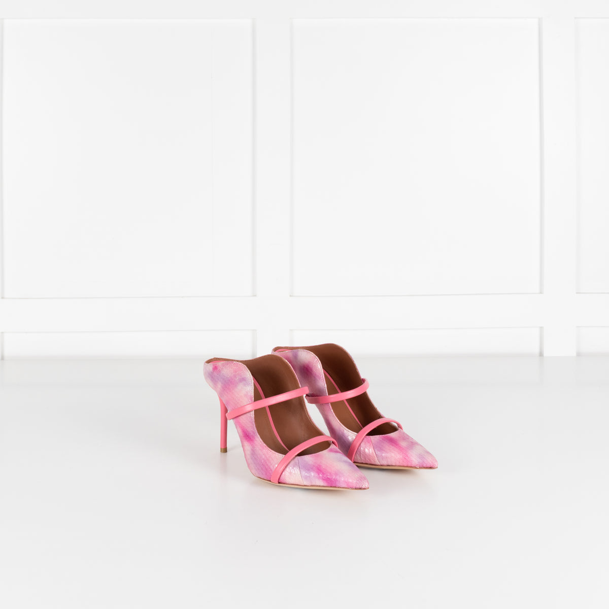 Malone Souliers Pink Tie-Dye Mureen Mules