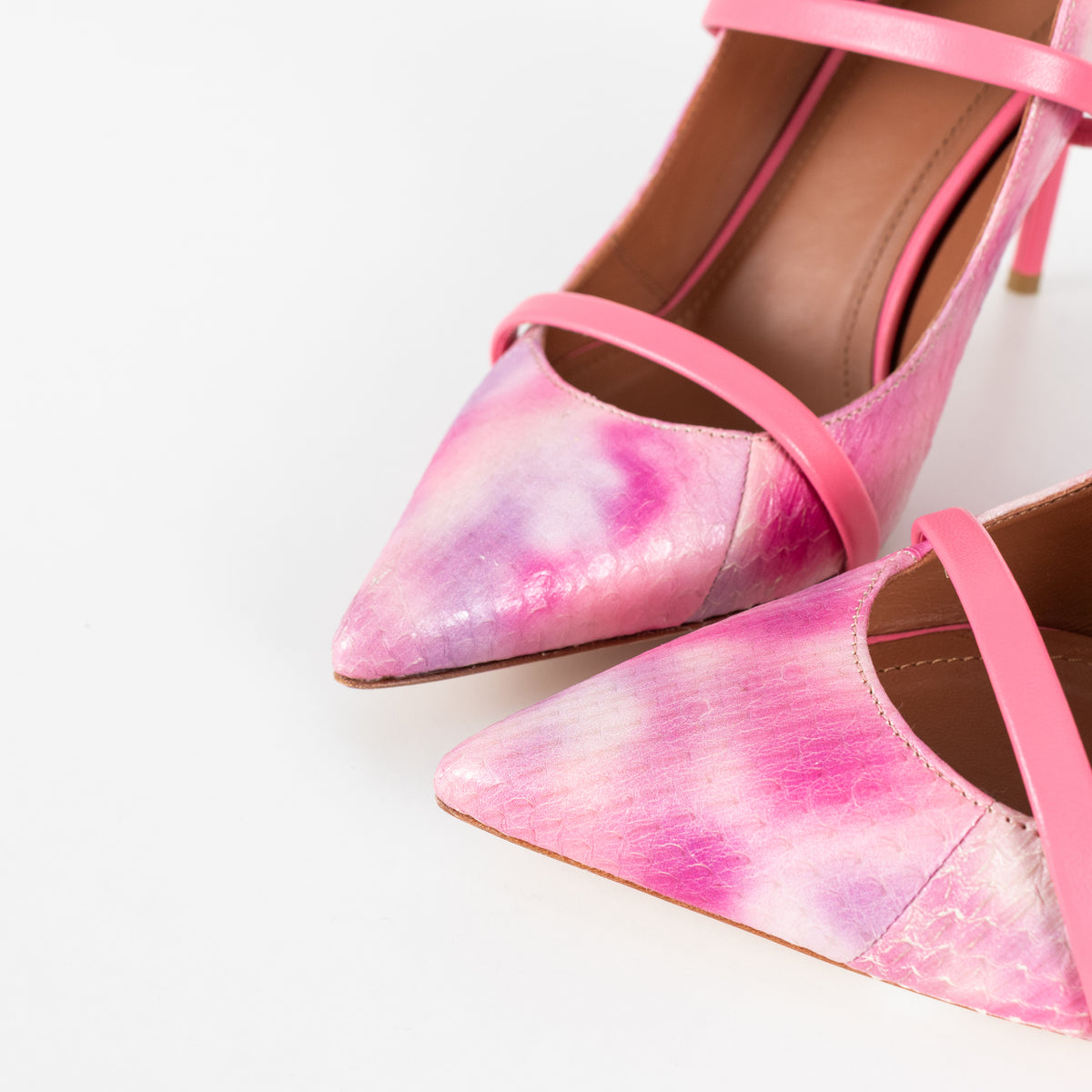 Malone Souliers Pink Tie-Dye Mureen Mules