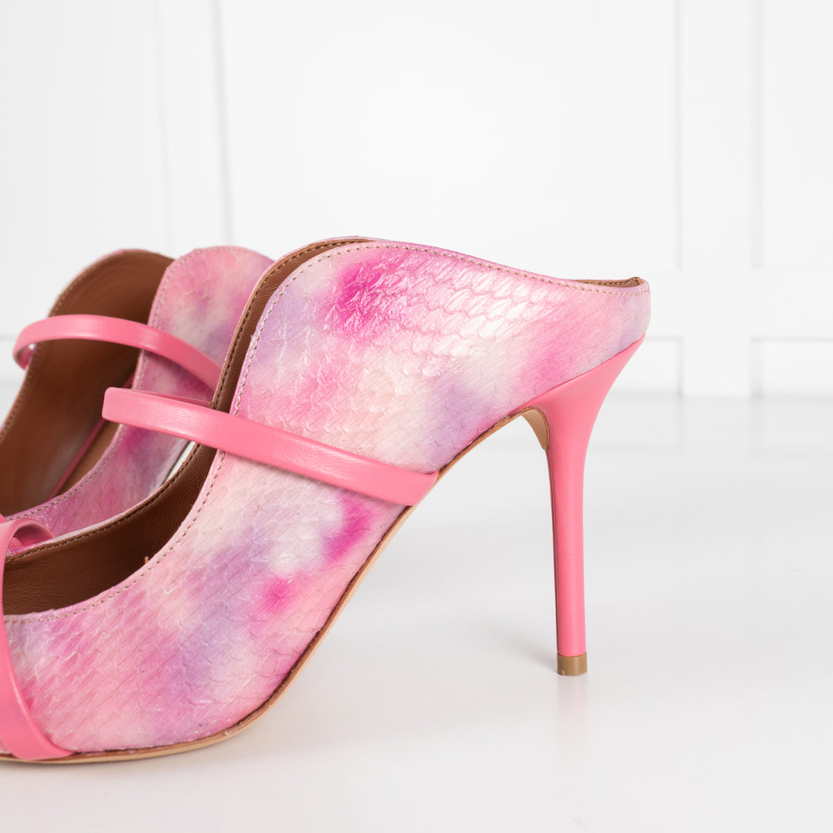 Malone Souliers Pink Tie-Dye Mureen Mules