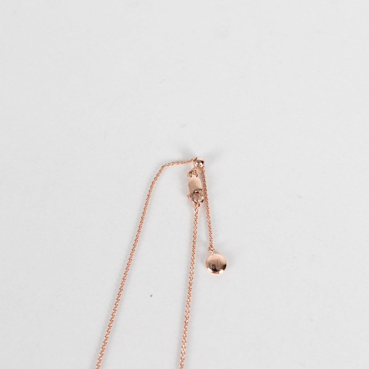 Monica Vinader Skinny Curve 18k Gold & Diamond Necklace