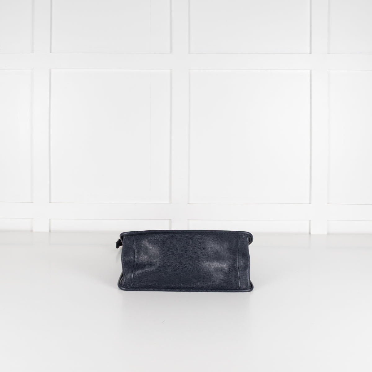 Longchamp Navy Le Foulonne Grained Bag