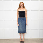 Bottega Veneta Blue Denim Skirt