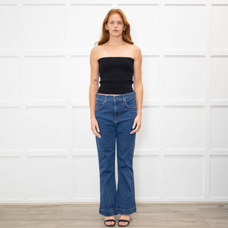 Veronica Beard Blue Stretch Bootleg Jeans